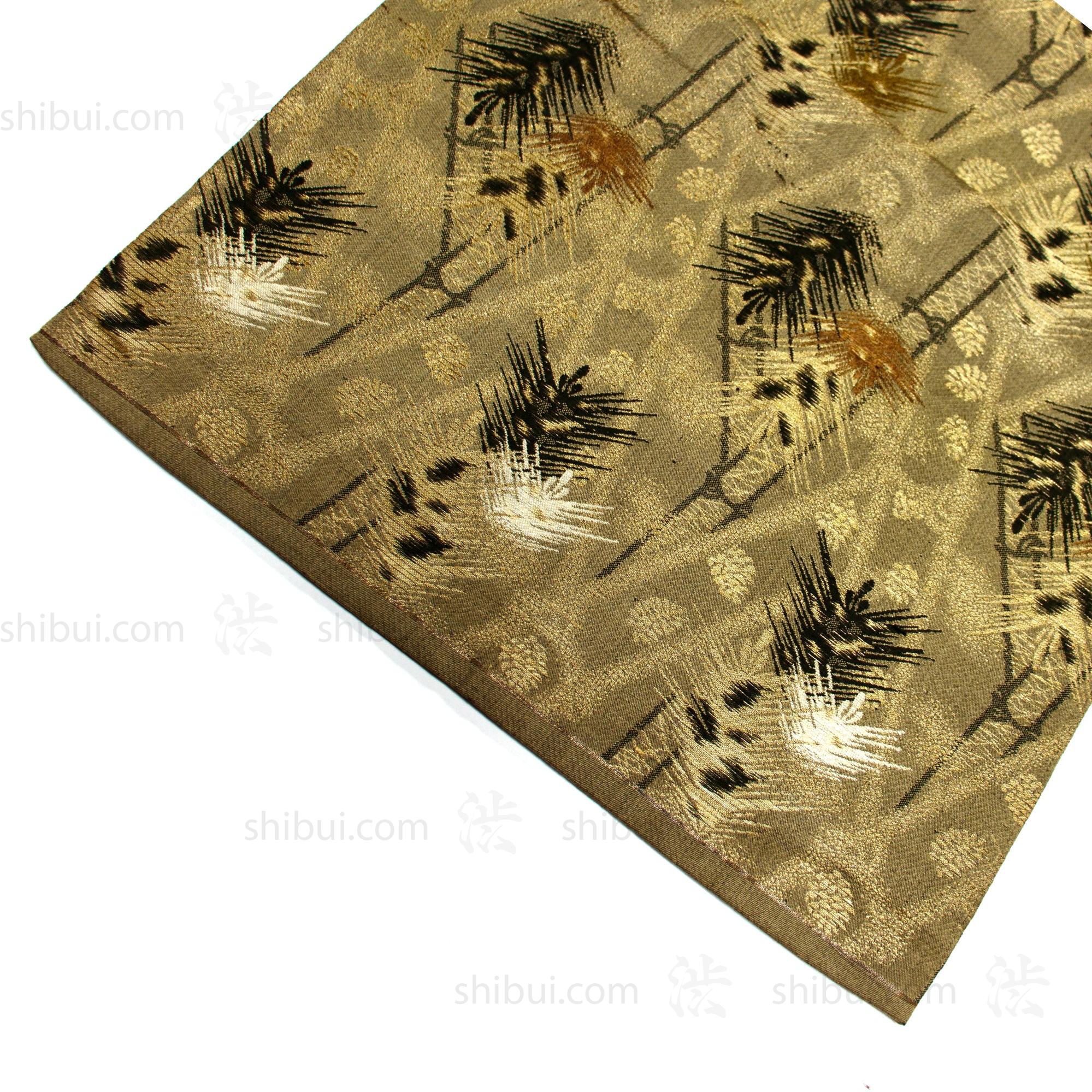 Japanese Silk Brocade Maru Obi