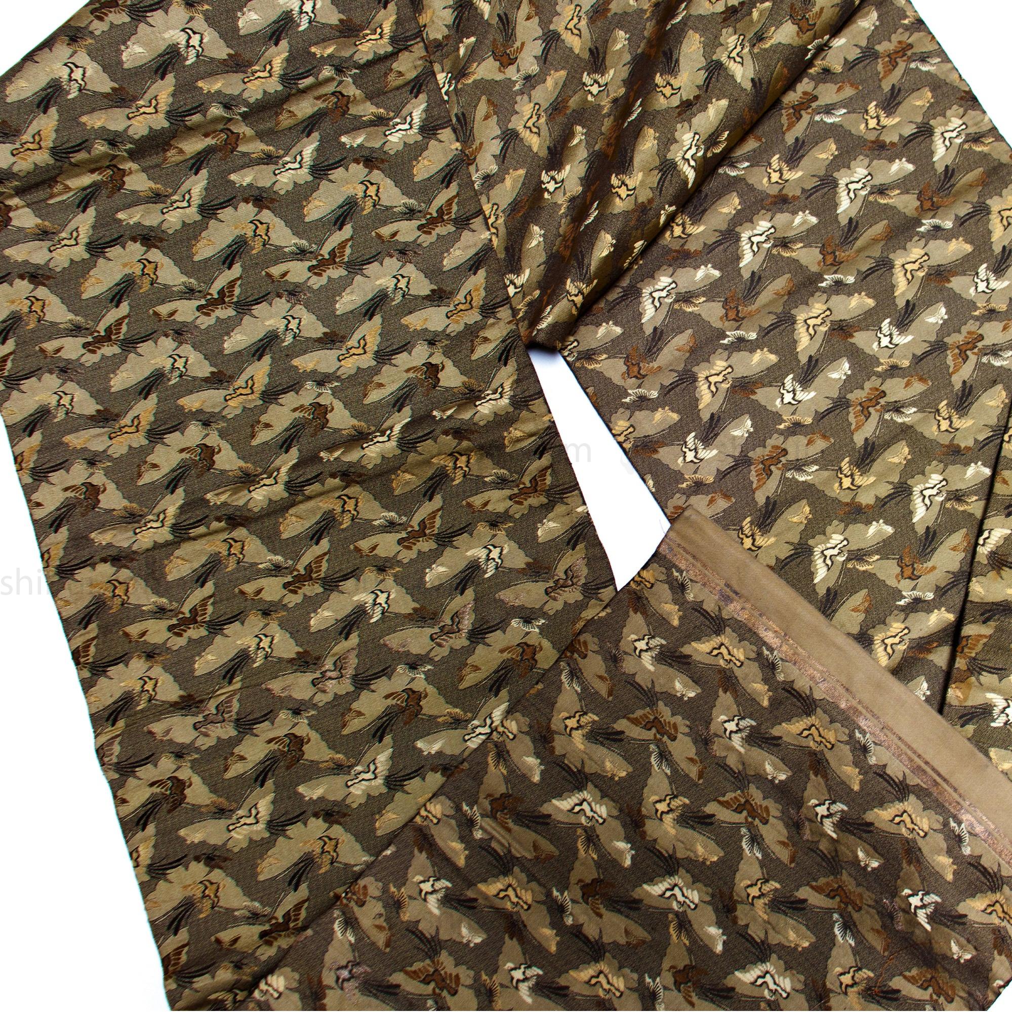 Japanese Silk Brocade Maru Obi