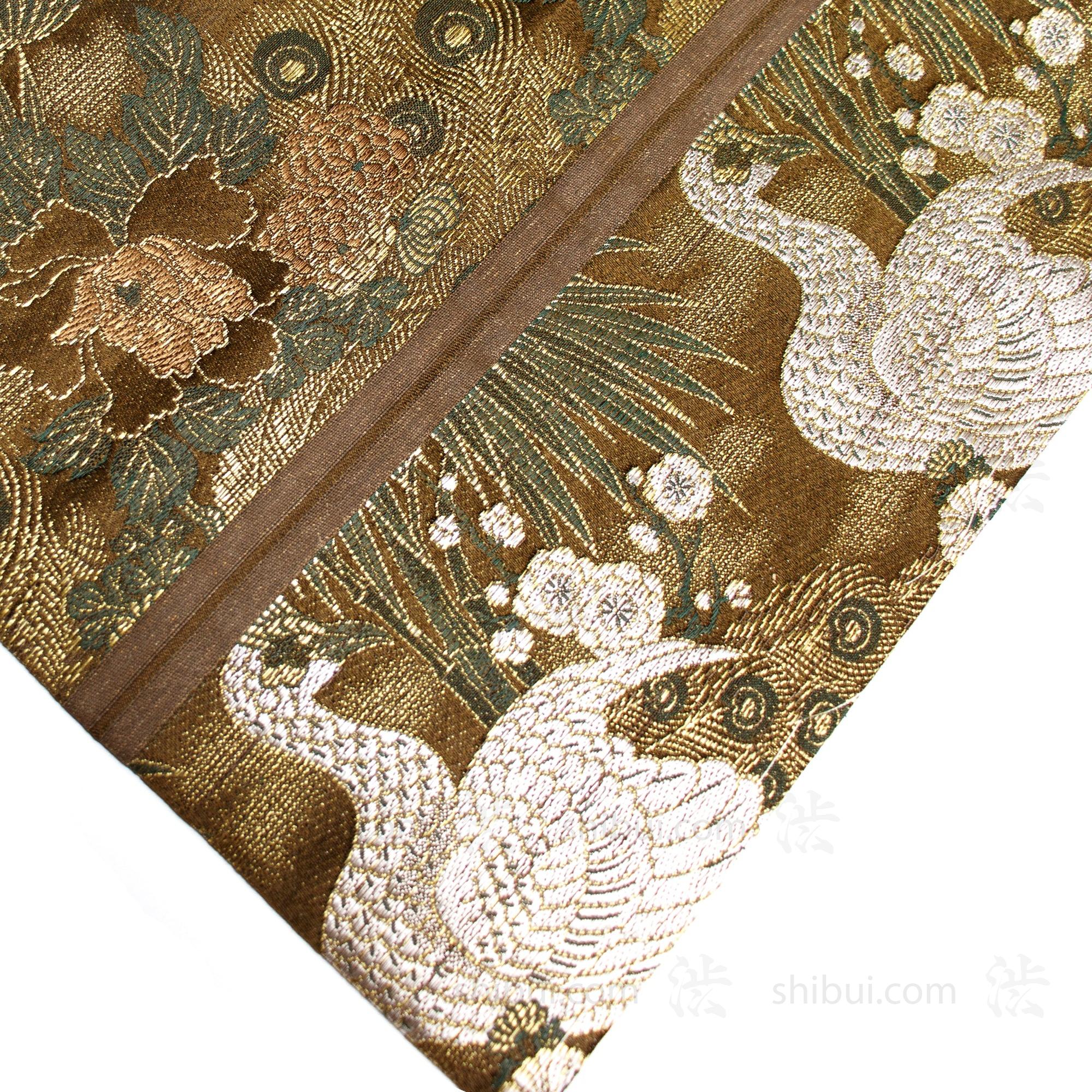 Japanese Silk Brocade Maru Obi