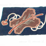 Umagake | Festival Horse Banner with Sawagata Crest and Gunbai | Japanese Indigo