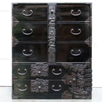Clothing Chest from Tsuroka Japanese Antique Furniture Iron Hardware