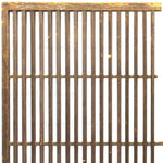 Pair of Machiya Exterior Panels | Japanese Cedar Architectural Panel | Screen