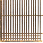 Pair of Machiya Exterior Panels | Japanese Cedar Architectural Panel | Screen