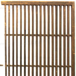 Pair of Machiya Exterior Panels | Japanese Cedar Architectural Panel | Screen