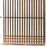 Pair of Machiya Exterior Panels | Japanese Cedar Architectural Panel | Screen