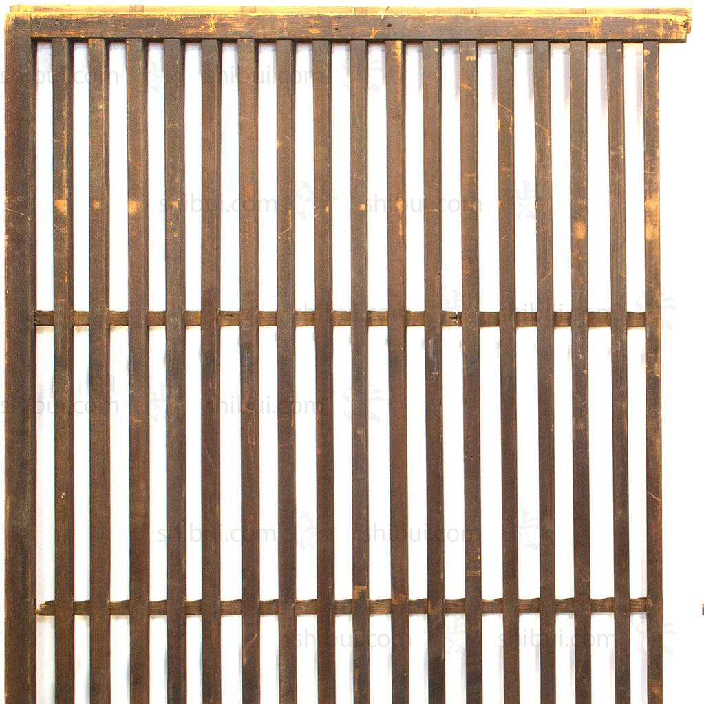Pair of Machiya Exterior Panels | Japanese Cedar Architectural Panel | Screen