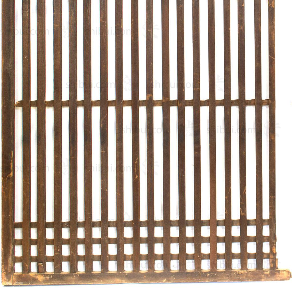 Pair of Machiya Exterior Panels | Japanese Cedar Architectural Panel | Screen