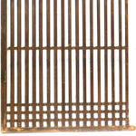 Pair of Machiya Exterior Panels | Japanese Cedar Architectural Panel | Screen
