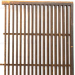 Pair of Machiya Exterior Panels | Japanese Cedar Architectural Panel | Screen