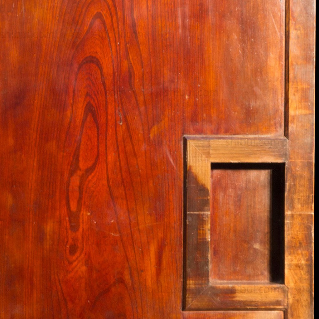 Keyaki Kura Door | Japanese Elm Winter Storehouse Door | Japanese Architectural Decor