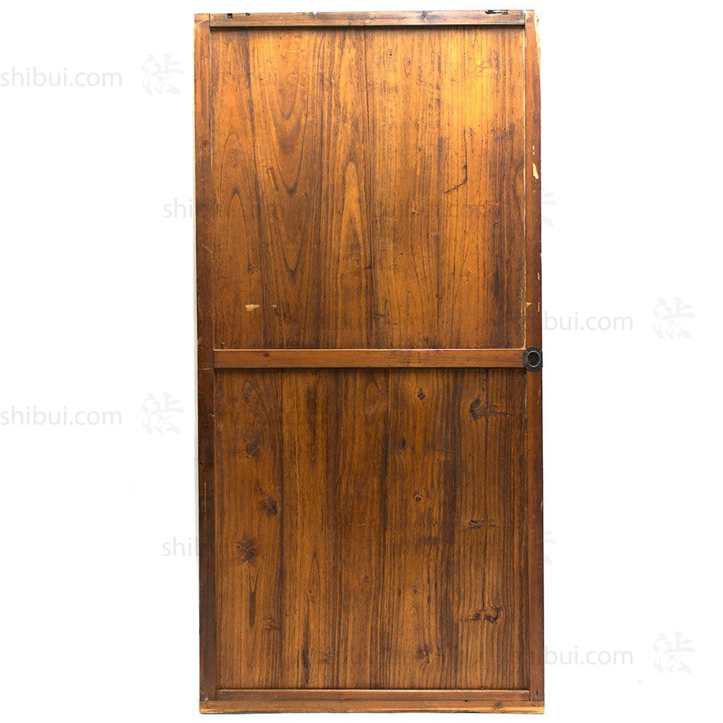 weathered yellow red door