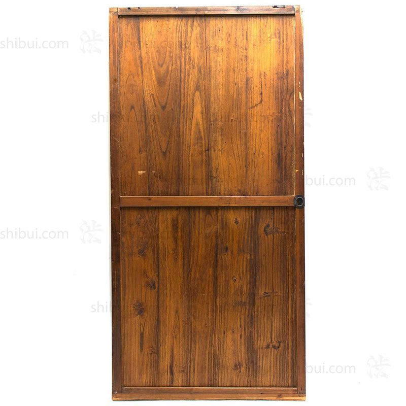 weathered yellow red door