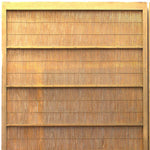 Pair of Sugi Yoshido Doors | Japanese Cedar and Bamboo Wooden Doors for Summer