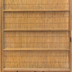 Pair of Sugi Yoshido Doors | Japanese Cedar and Bamboo Wooden Doors for Summer
