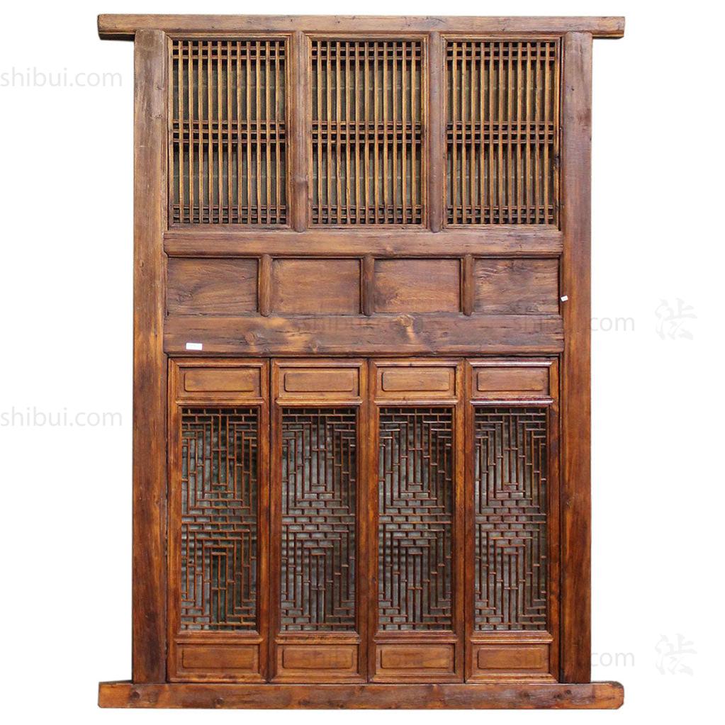 Wooden 19th Century Chinese House facade | Architectural Decor