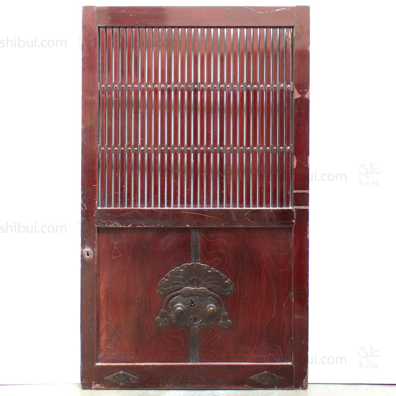 Keyaki Kura Door | Japanese Elm Summer Storehouse Door | Japanese Architectural Décor