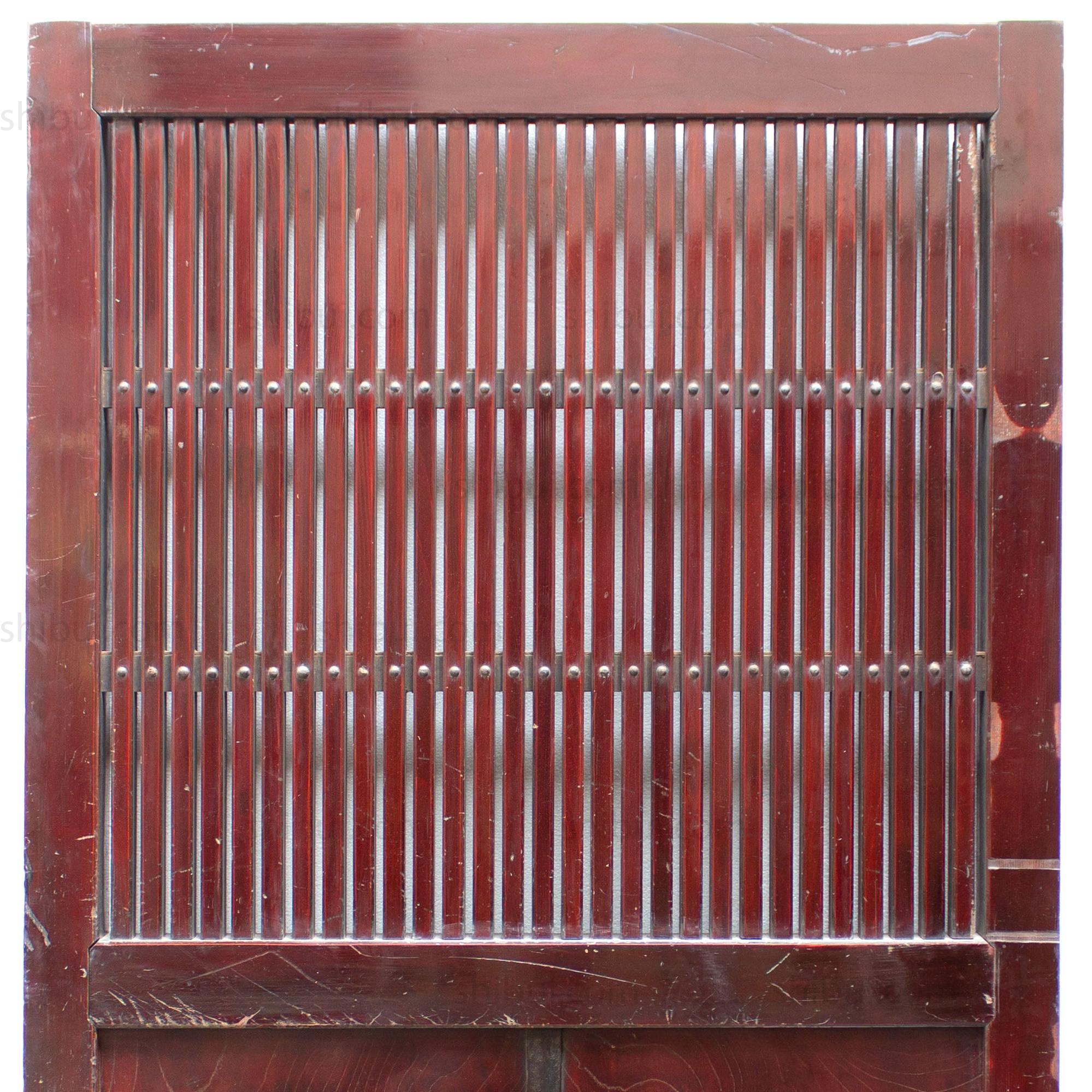 Keyaki Kura Door | Japanese Elm Summer Storehouse Door | Japanese Architectural Décor