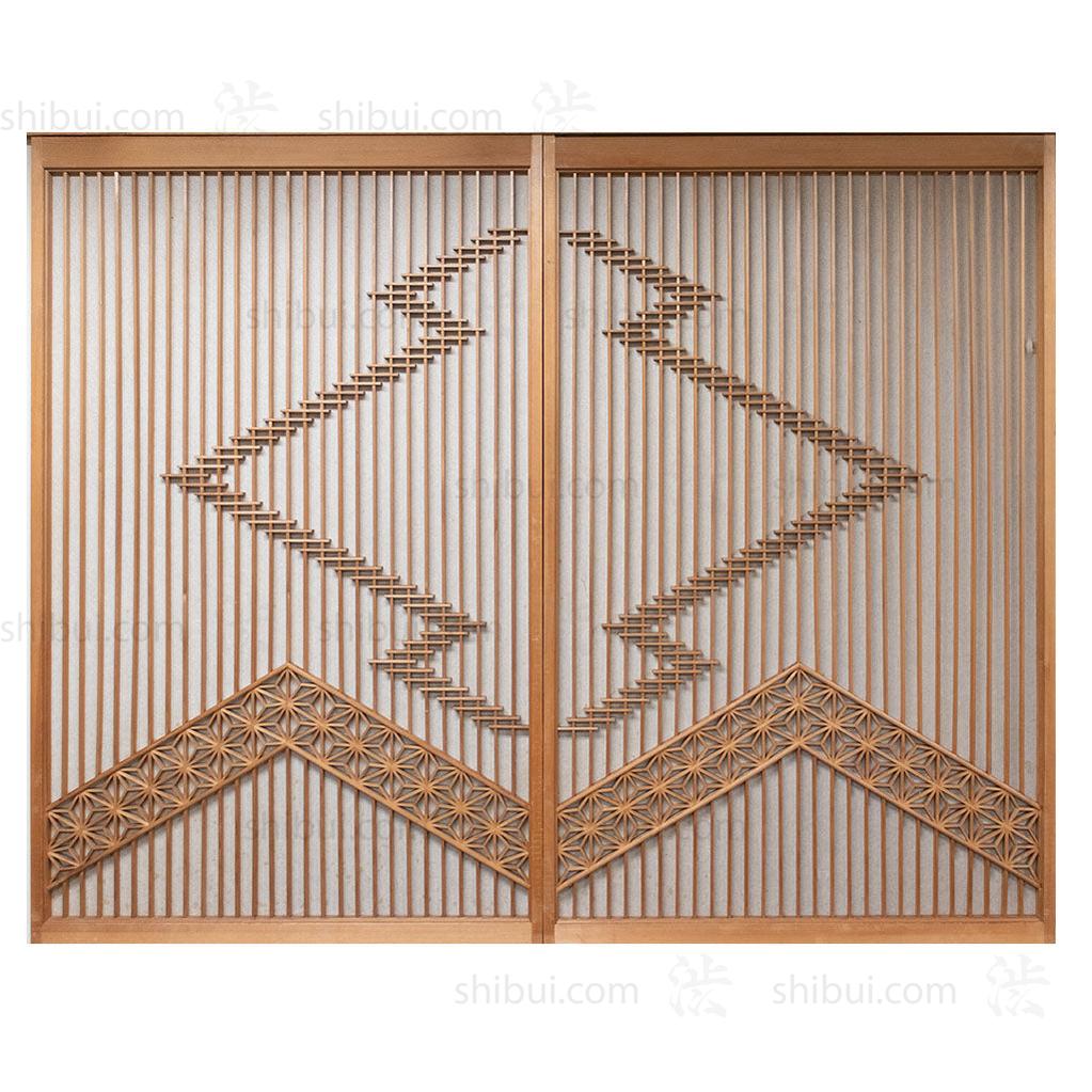 Shoji Window Set | Japanese Papered Window| Japanese Architectural Decor