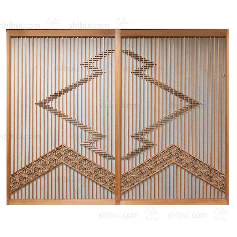 Shoji Window Set | Japanese Papered Window| Japanese Architectural Decor