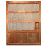 Keyaki and Sugi Kura Door | Japanese Elm and Japanese Cedar Summer Storehouse Door | Japanese Architectural Decor
