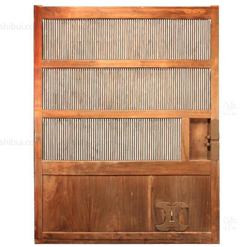 Keyaki and Sugi Kura Door | Japanese Elm and Japanese Cedar Summer Storehouse Door | Japanese Architectural Decor