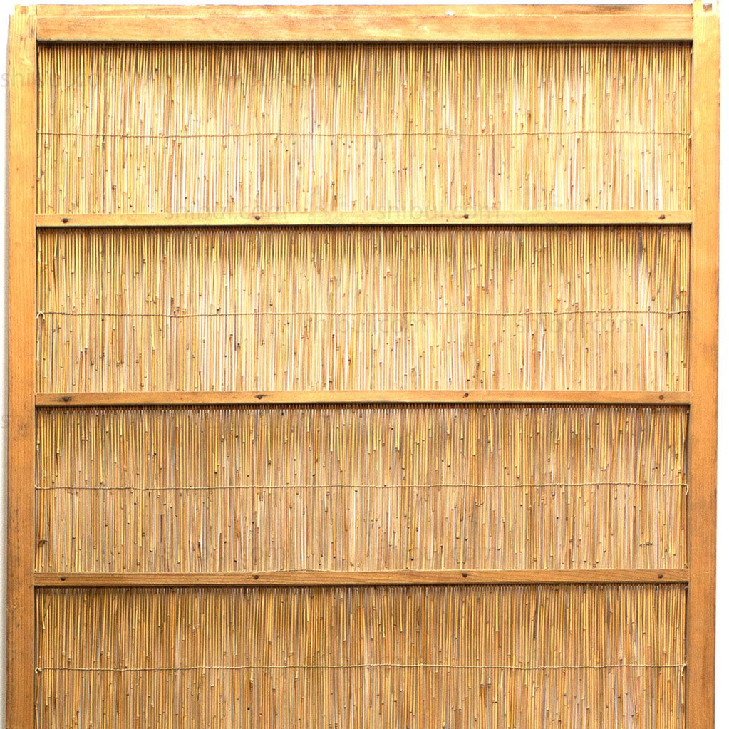 Sugi Yoshido Doors | Japanese Cedar and Bamboo Wooden Doors for Summer | Architectural Decor