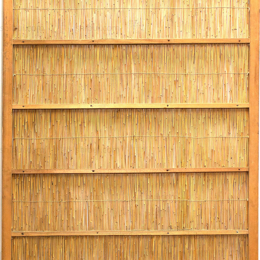 Sugi Yoshido Doors | Japanese Cedar and Bamboo Wooden Doors for Summer | Architectural Decor