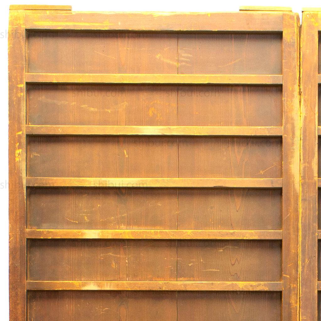 Pair of Itado | Japanese Cedar Wooden Door | Japanese Architectural Decor