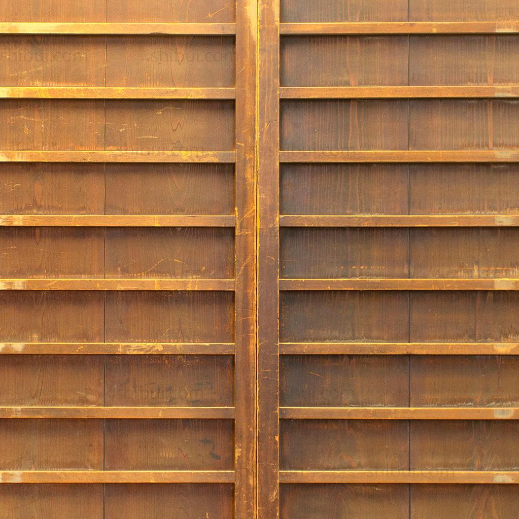 Pair of Itado | Japanese Cedar Wooden Door | Japanese Architectural Decor