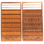 Sugi & Yoshido Reed Doors (Sold Individually) | Japanese Cedar and Bamboo Wooden Doors for Summer | Architectural Decor