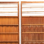Sugi & Yoshido Reed Doors (Sold Individually) | Japanese Cedar and Bamboo Wooden Doors for Summer | Architectural Decor