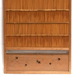 Sugi & Yoshido Reed Door | Japanese Cedar and Bamboo Wooden Door for Summer | Architectural Decor