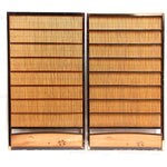 Sugi Yoshido Doors (Sold Individually) | Japanese Cedar and Bamboo Wooden Doors for Summer | Architectural Decor