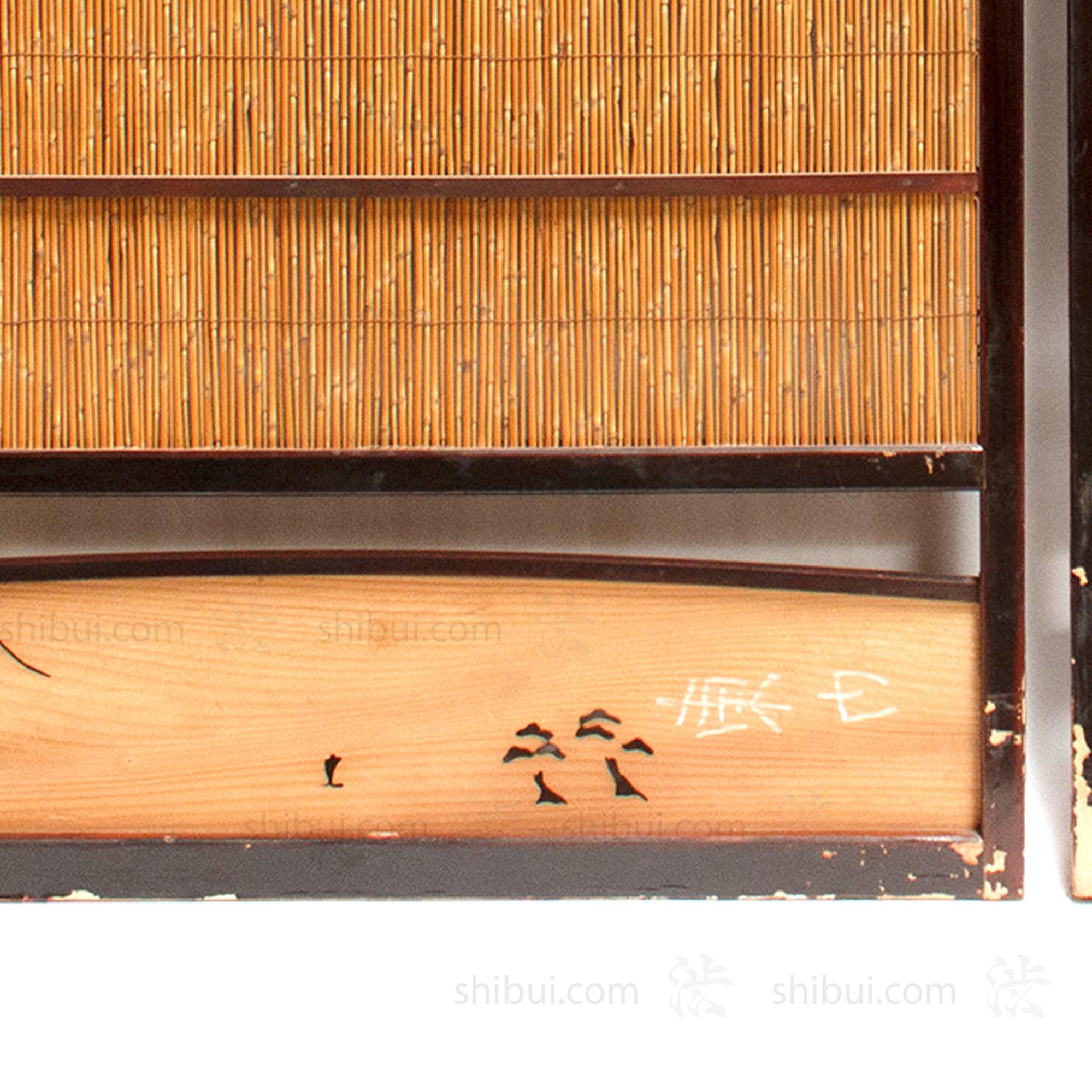 Sugi Yoshido Doors (Sold Individually) | Japanese Cedar and Bamboo Wooden Doors for Summer | Architectural Decor