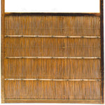 Single Sugi Yoshido Door | Japanese Cedar and Bamboo Wooden Doors for Summer