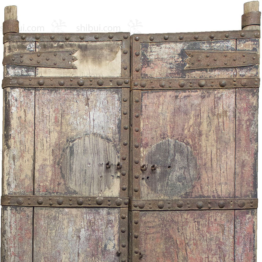 Heavy Wooden 19th Century Chinese Gates | Architectural Decor