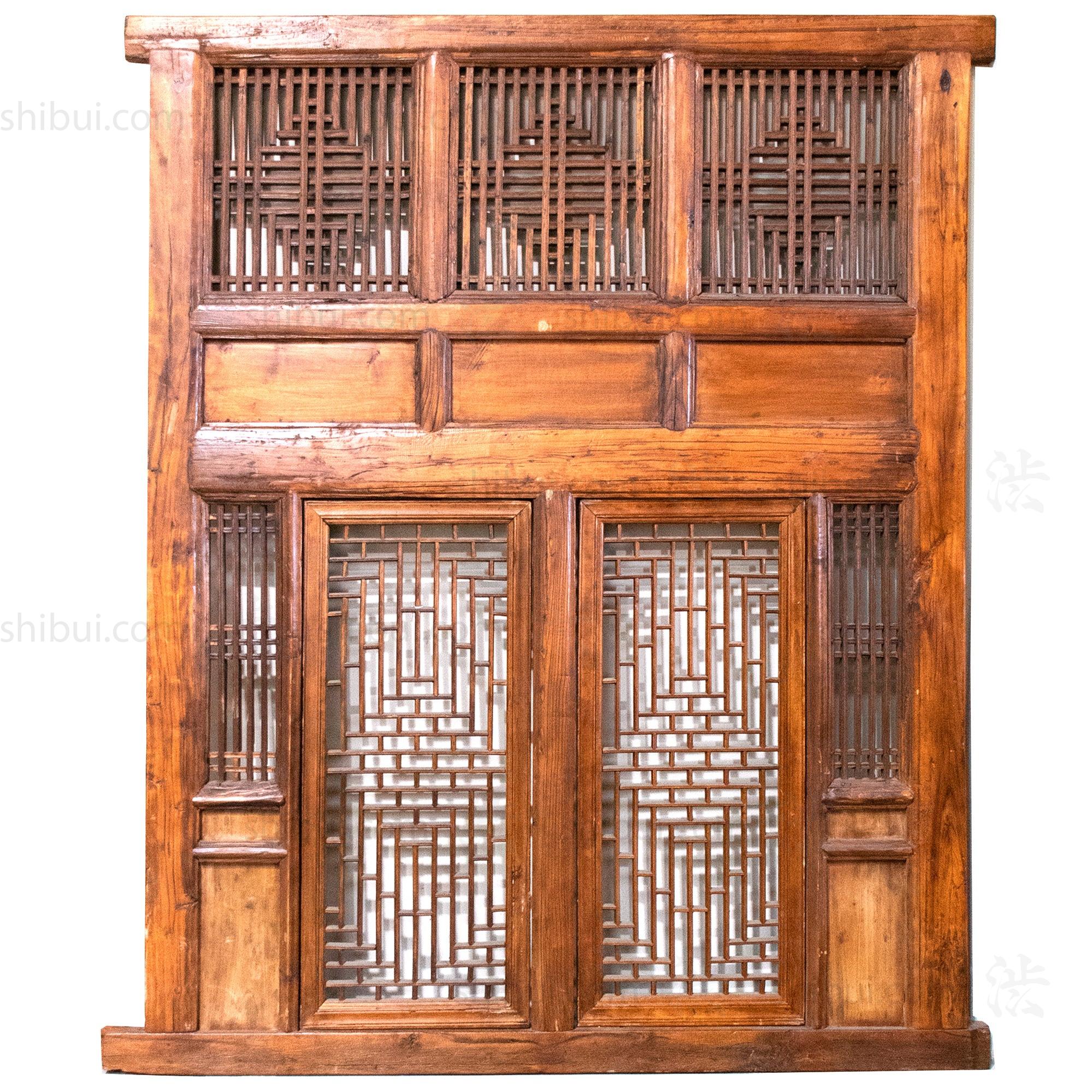 Wooden 19th Century Chinese House façade | Architectural Décor
