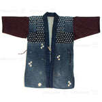 Boro, Kasuri, and Shibori, Sashiko Hand Quilted Indigo Cotton Coat