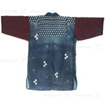 Boro, Kasuri, and Shibori, Sashiko Hand Quilted Indigo Cotton Coat
