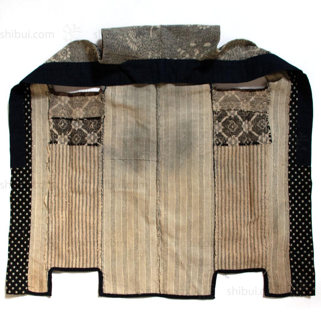 Boro of Katazome and Sashiko Quilted Farmer's Vest