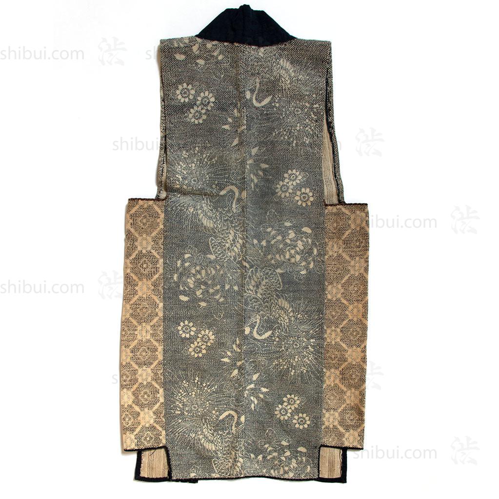 Boro of Katazome and Sashiko Quilted Farmer's Vest