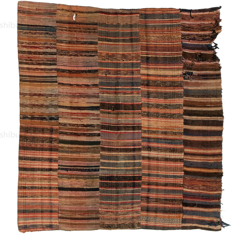 Sakiori Blanket |  Japanese Ragweave Folk Textile Recycling