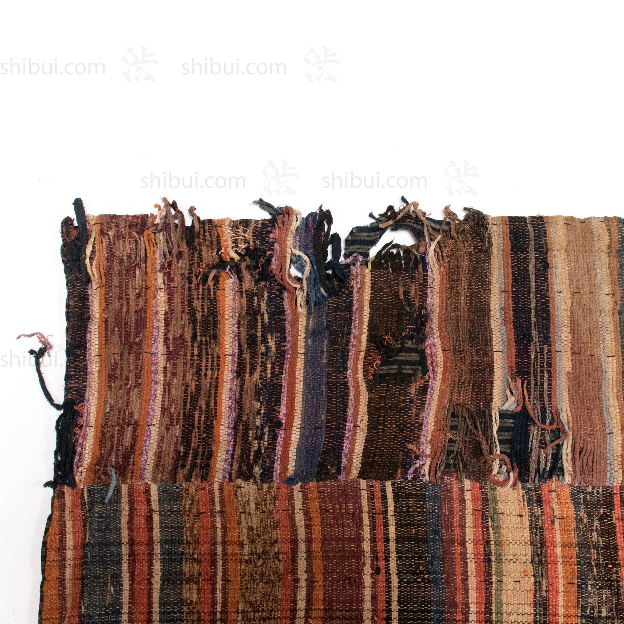 Sakiori Blanket |  Japanese Ragweave Folk Textile Recycling