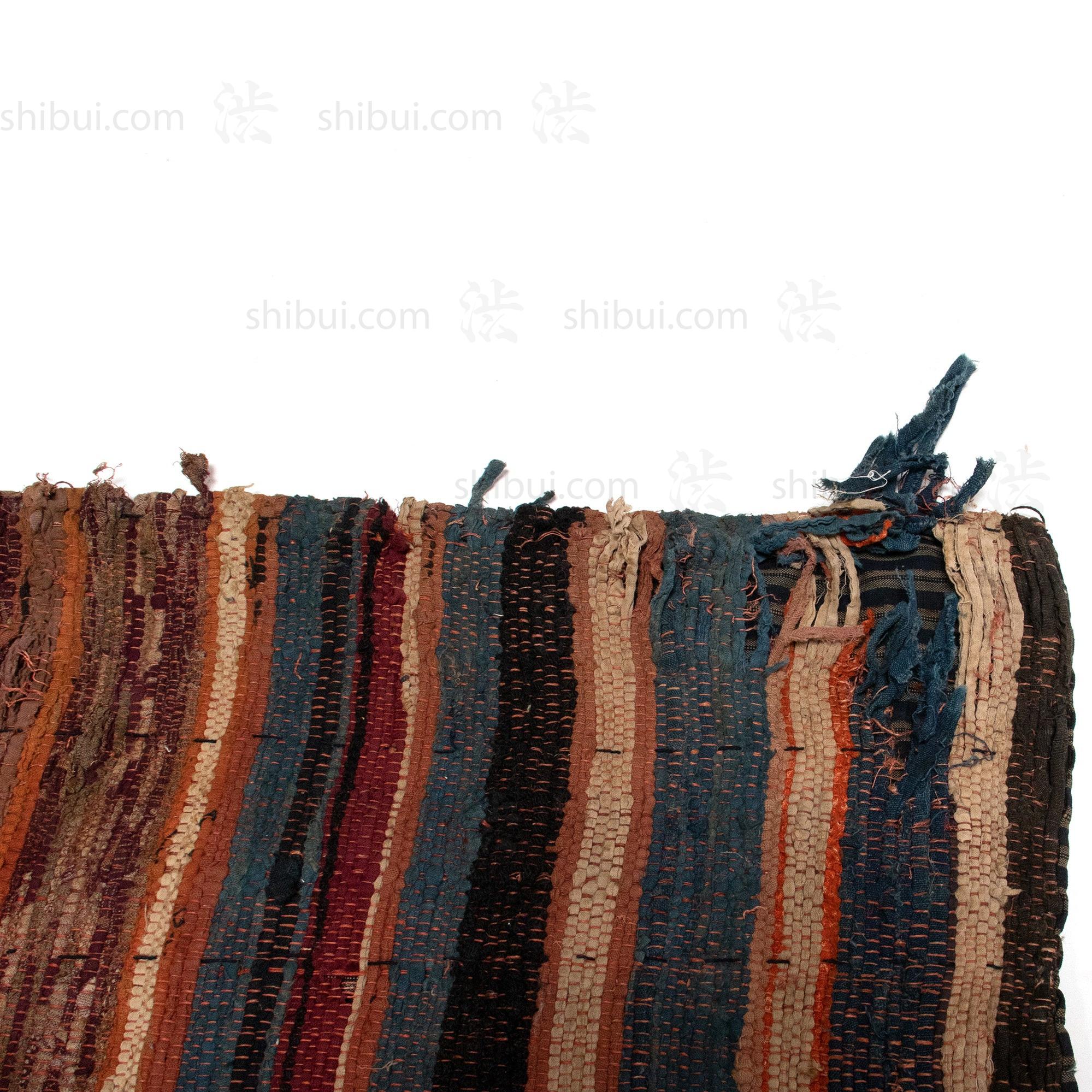 Sakiori Blanket |  Japanese Ragweave Folk Textile Recycling