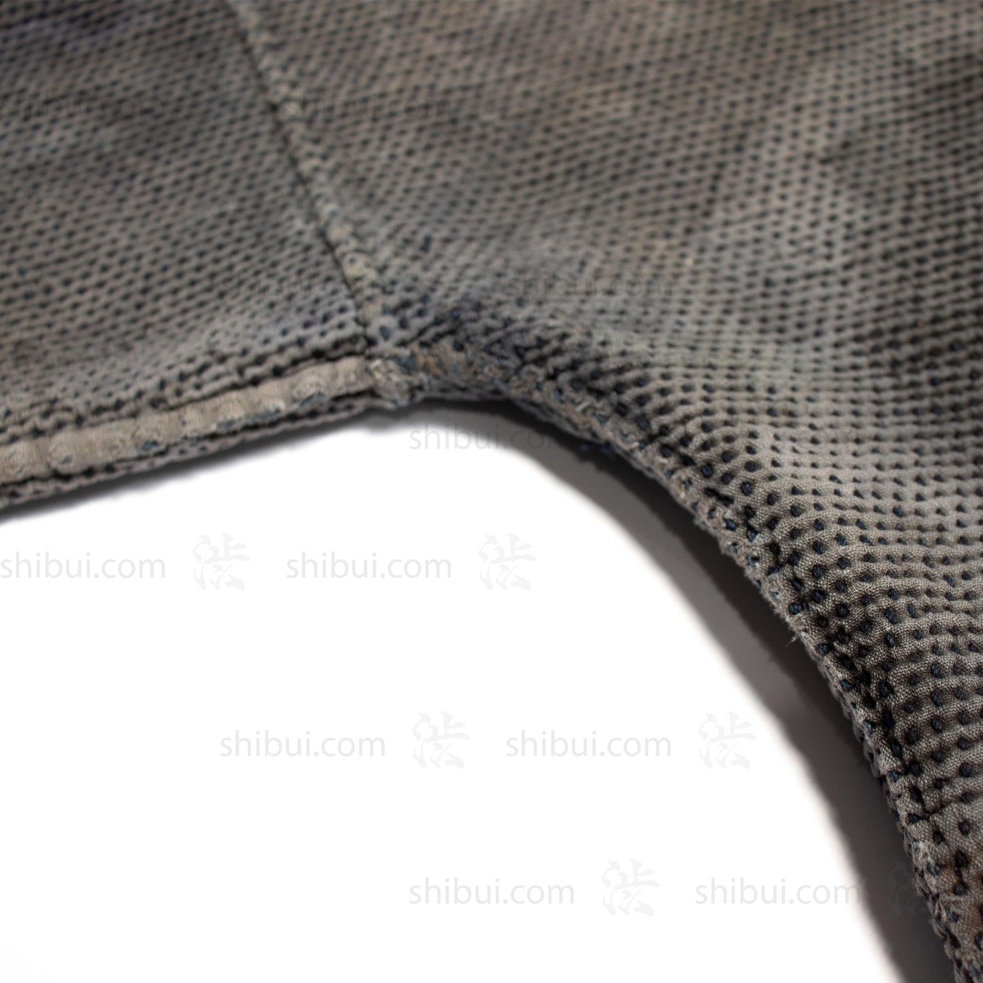 Unique Hanten Antique Fireman's Sashiko Stiched and Indigo Dyed Cotton Under Coat