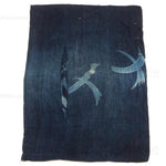 Japanese Tsutsugaki Indigo Futonji with Noshi Good luck Motif.