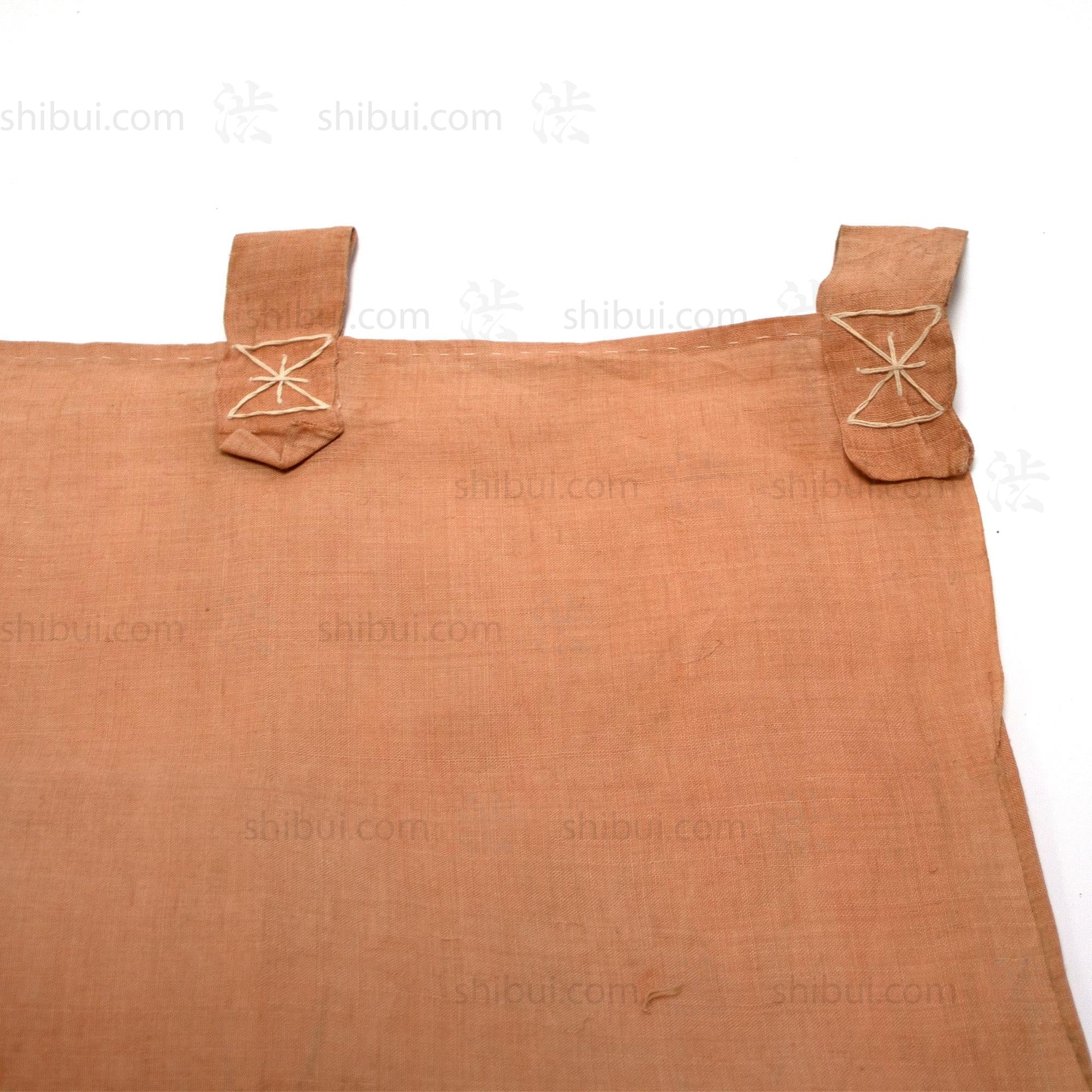 Antique Japanese Hemp Noren Curtain