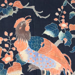 Phoenix Futonji Japanese Antique Indigo Tsutsugaki Futon Cover