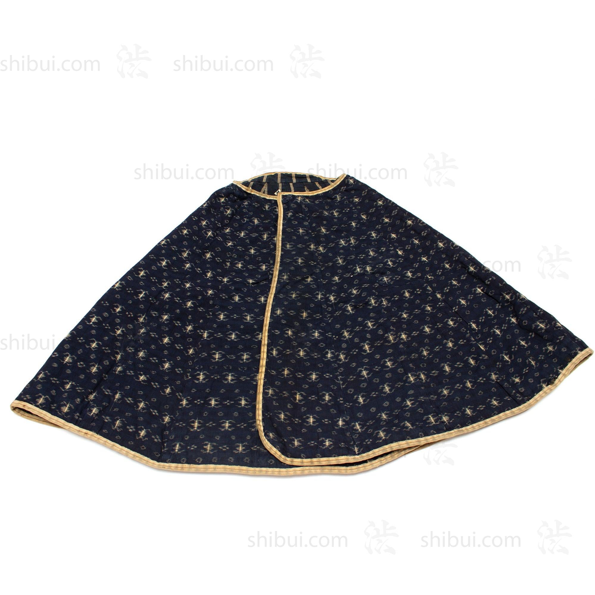 Japanese Indigo Kasuri Cape