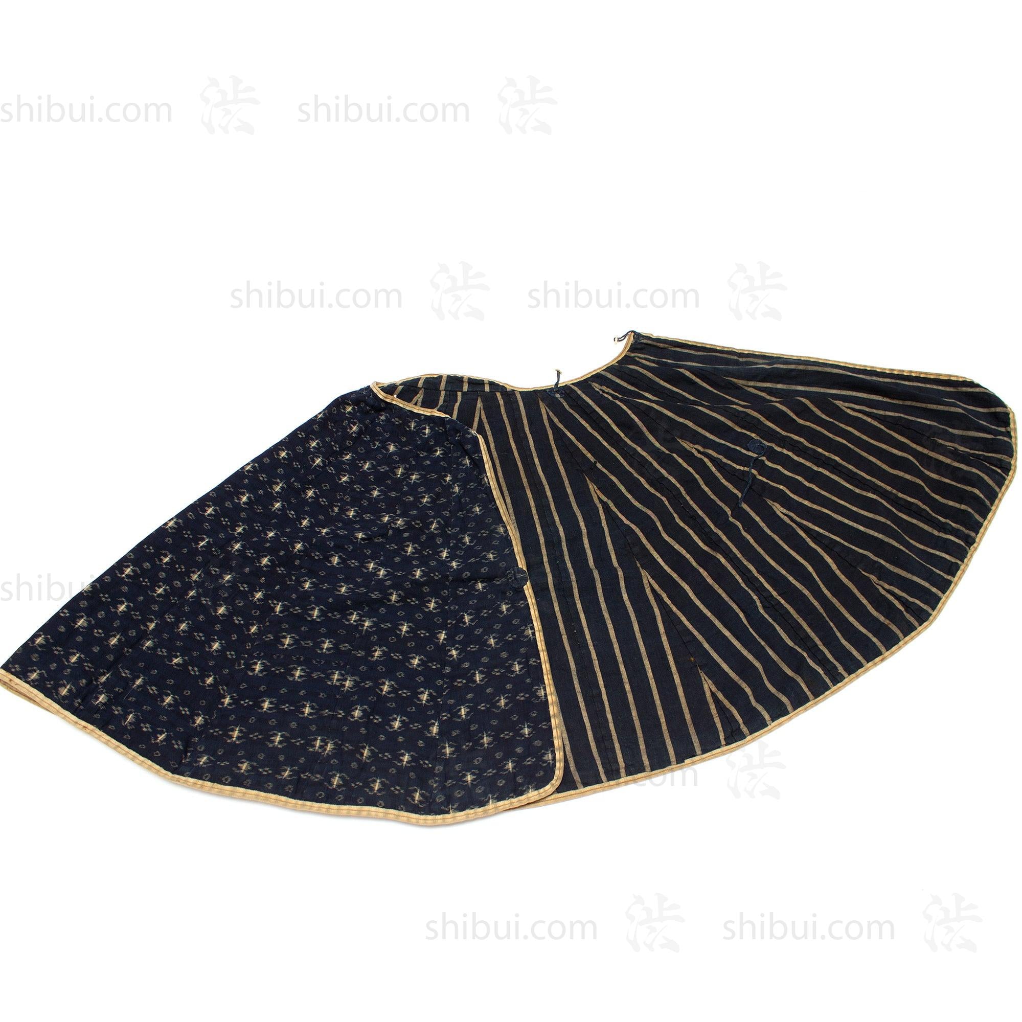 Japanese Indigo Kasuri Cape
